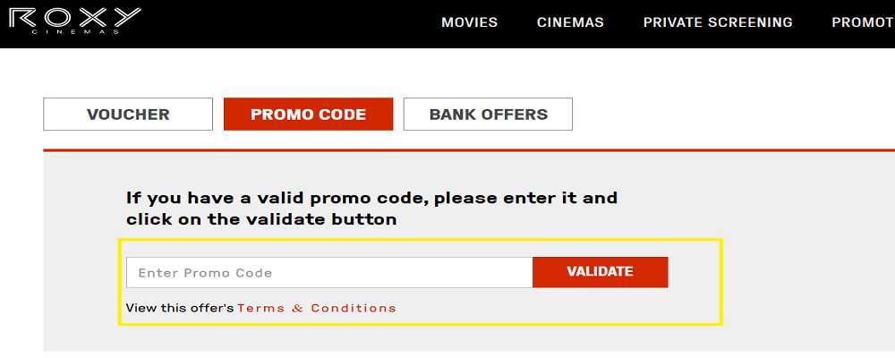 Roxy cinemas how to get discount code